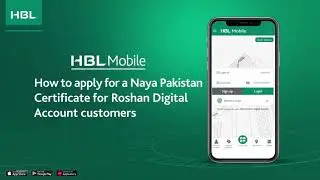 How to apply for a Naya Pakistan Certificate for RDA customers with HBL Mobile