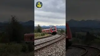 Allg&auml;uer Dieselachterbahn: VT612 bogenschnell unterwegs mit Neigetechnik
