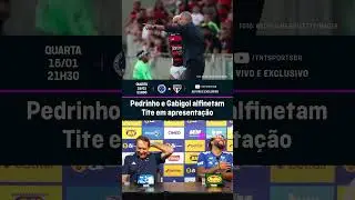 GABIGOL ALFINETA TITE NA COLETIVA DE APRESENTA&Ccedil;&Atilde;O NO CRUZEIRO!