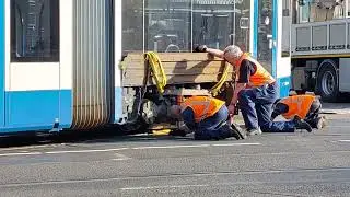 Tram ONTSPOORD GVB HD Video Muiderpoortstation 06.05.2022 @PlaatsDelictTV