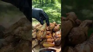 Курица / chicken 🍗 GO 🚀 ⬆️ ➕ #nature #готовканаприроде #food  #new #рецепт  #еда #Natur_man7