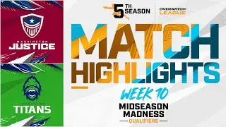 @WashingtonJustice  vs @vancouvertitans | Midseason Madness Qualifiers Highlights | Week 10 Day 2