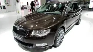 2013 Skoda Superb Combi L&K - Exterior and Interior Walkaround - 2012 Paris Auto Show
