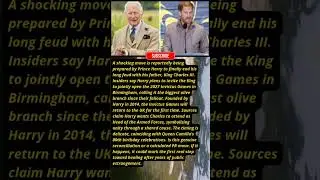 Harry&rsquo;s Olive Branch Could Change Everything #PrinceHarry #KingCharles #InvictusGames