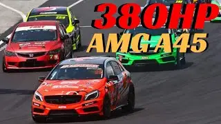 FIGHT!!! DOOR TO DOOR _ AMG A45 VS HONDA FD2R