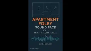 Realistic Apartment Foley Sound Library  vol.1