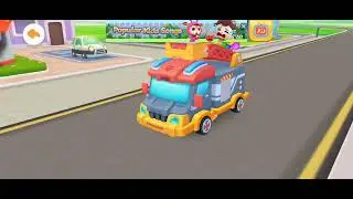 Kitty many  🚒 bridge bus stand in up #cartoon #trend #video