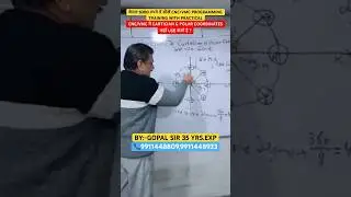 CNC/VMC में CARTICIAN & POLAR COORDINATES कहाँ USE करते है? Explained By Gopal sir #cnc #vmc #shorts