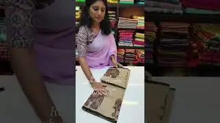 New Arrivals South Cotton Sarees with Beautiful Elegant Block Print | Price Rs.1250/-