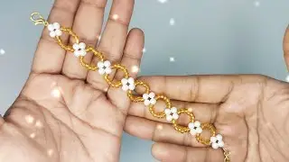Beaded bracelet making / how to make beaded bracelet with elastic