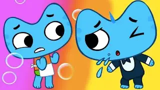 KIT E KATE in Italiano - Il Ristorante Di Lupetto +  I Vestiti Giusti 🥶  Cartoni animati auto
