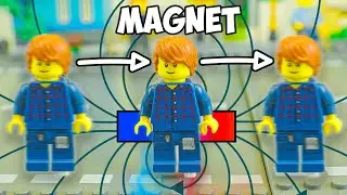 Building a Lego Magnet Track
