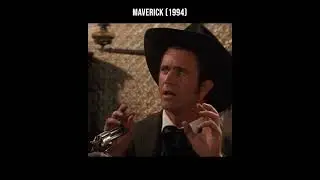 Riggs meets Murtaugh in the old west | Maverick 1994  #movie #melgibson #dannyglover