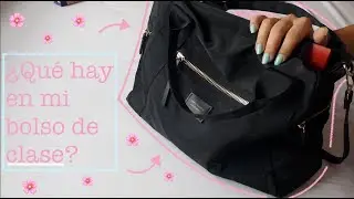 🌸👉🏼¿¿Qué llevo en mi bolso de clase??👈🏼🌸