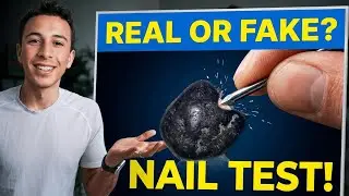 Is This Real Carbonado? 🔥 Nail Scratch Test at Home 😱