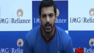 John Abraham And Baichung Bhutia At IMG Reliance Football Training Camp