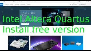 FPGA 2 - Set up Intel Altera Quartus/Questa (free version)