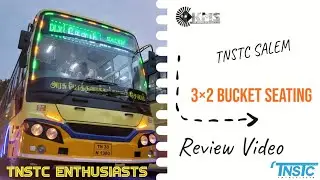 KMS Built💛 || 3×2 Bucket seating💺 || Review Video || TNSTC ENTHUSIASTS 💙