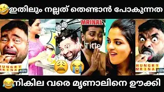 🤣നികില വരെ മൃണാലിനെ ഊക്കി | Troll | Mrinal Vlog | Nikhila Vimal #nikhila #trollmalayalam FBCUTS fun