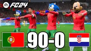 FIFA 23 &mdash; РОНАЛДУ, ЧЕЛОВЕК-ПАУК, МБАППЕ, МЕССИ, ВСЕ ЗВЕЗДЫ &mdash; ПОРТУГАЛИЯ против Хорватии