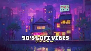 90s Vintage Tokyo After Dark 🌧️ Calm Lofi Hip Hop Instrumentals | 80s Late-Night Relaxation