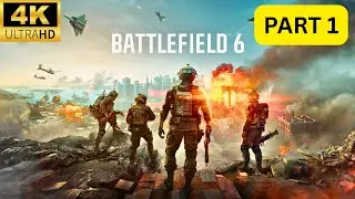 Battlefield 6 | Gameplay | 4K 60fps | Ultra Sharp DLSS | Graphics | (Part 1)
