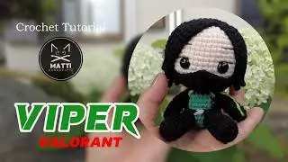 Viper Valorant Amigurumi | Tutorial Paso a Paso | Crochet Pattern 🧶