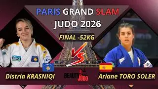 🏆 Final -52Kg |  Distria KRASNIQI (KOS)  vs Ariane TORO SOLER (ESP) | PARIS Grand Slam 2026 🏆