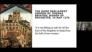 Dr LAURA TOMPKINS: &lsquo;Edmund Mortimer, Alice Perrers and the Good Parliament of 1376&rsquo;