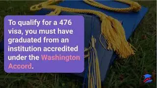 Skilled&mdash;Recognised Graduate visa - 476 Visa