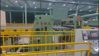 Advanced performance automatical hydraulic CNC metal uncoiler leveling shearing palletizing machine 