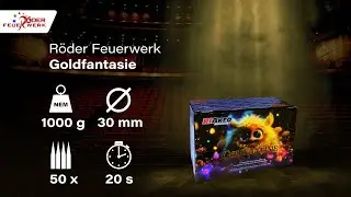 RIAkeo/R&ouml;der Feuerwerk - Goldfantasie F3 - Produktvideo