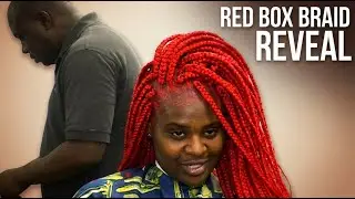 Red Box Braids UnderCut
