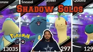I soloed all the level 3 shadow raid bosses in Pok&eacute;mon GO!