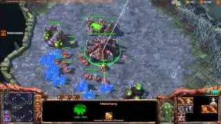 ROOTDestiny (Z) vs. vileHasHe (T) [Game 3] (Part 1/2) - Starcraft 2 Ladder