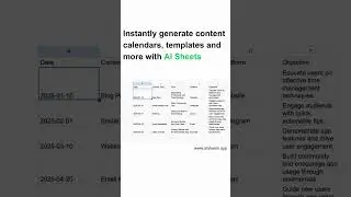 Stop Guessing! AI Creates Your Content Calendar! 🗓️