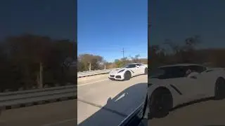 SS vs C7 in the streets. #automobile #corvette #chevyss #race