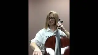 Minuet No. 3 by Bach, Suzuki cello vol. 3