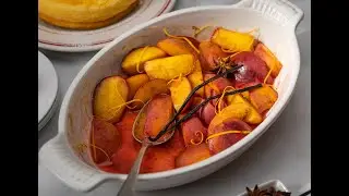 Citrus Baked Stone Fruit