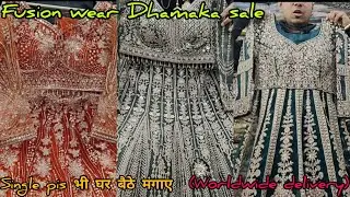 New year😍fusion Dhamaka sale special🎁शादियों के लिए viral crop top ₹1295 wholesale🥰सेभीकमहो गयाहल्ला