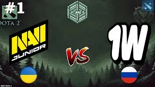 ЖЕСТКАЯ ЗАРУБА ЗА ГРАНД ФИНАЛ! | Na`Vi Junior vs 1win #1 (BO3) CCT Series 5