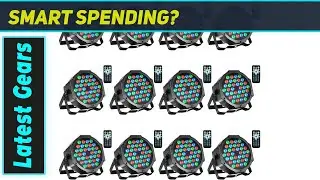 Litake Stage Lights: The Ultimate 12-Pack for Any Party!
