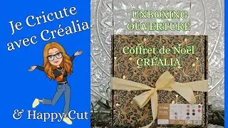 Unboxing  / Ouverture du Coffret CRÉALIA de Noël pour ma CRICUT