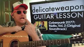 How To Play Delicate Weapon - Cyberpunk 2077 Grimes Guitar Tutorial (Beginner Lesson!)