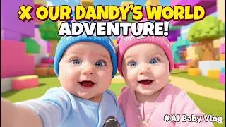 Эти малыши-близнецы появились на свет в мире ROBLOX Dandy 😱 | Видеоблог об искусственном интеллек...