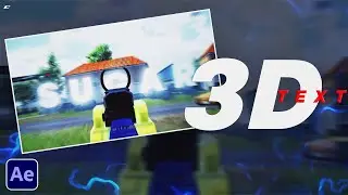 BEST 3D Text Effect Like 777 | After Effect tutorial