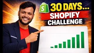 I Took a 30 Day Shopify Dropshipping Challenge | From $0 to Profit?