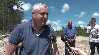 TV Pljevlja Opština Pljevlja probijanje puteva Ranče i Vojna kasarna 06 06 2024