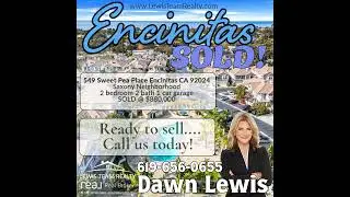 💒🏄&zwj;♀️🏊🌴Encinitas Real Estate Close to Moonlight Beach SOLD
