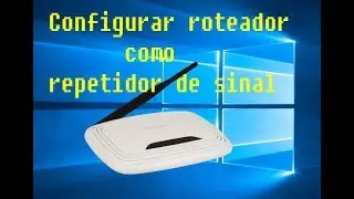 Setting up the router as a Wi-Fi signal repeater.